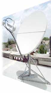 Ejemplo de Antena satelital