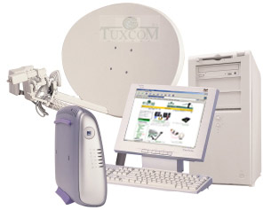 Ejemplo de Antena satelital